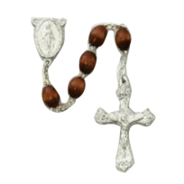 3X5mm Natural Wood Beads