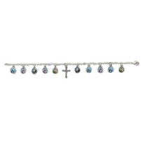 7 ½” Silver Ox Picture Bracelet