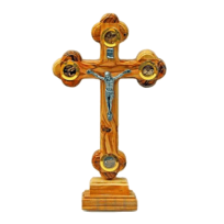 O.W CROSS ON BASE WITH 4 GIFTS ,SIZE: 20CM