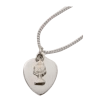 Chain with Chalice & Engravable Heart