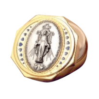 Our Lady Of Grace , Gold & Silver