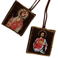 SCAPULAR CARMEN & SACRED HEART JESUS (MIN 6 PCS)