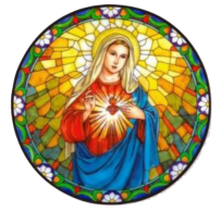 Immaculate Heart Static Sticker.